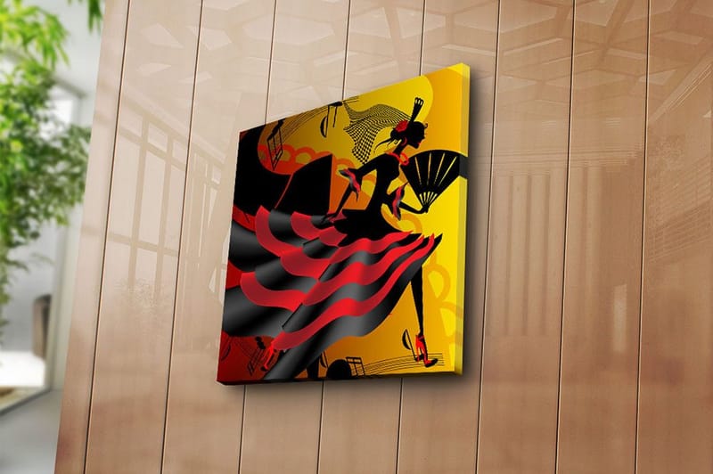 Canvastaulu Monivärinen - 45x45 cm - Sisustustuotteet - Taulu & taide - Canvas-taulu