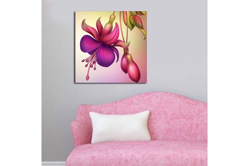 Canvastaulu Monivärinen - 45x45 cm - Sisustustuotteet - Taulu & taide - Canvas-taulu