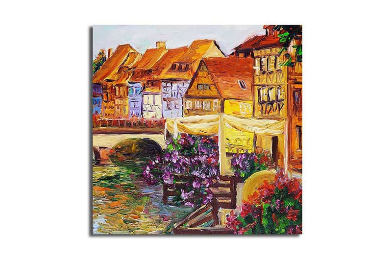 Canvastaulu Monivärinen - 45x45 cm - Sisustustuotteet - Taulu & taide - Canvas-taulu