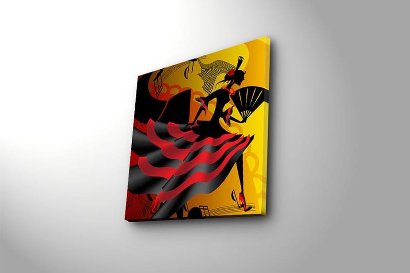 Canvastaulu Monivärinen - 45x45 cm - Sisustustuotteet - Taulu & taide - Canvas-taulu