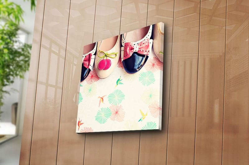 Canvastaulu Monivärinen - 45x45 cm - Sisustustuotteet - Taulu & taide - Canvas-taulu