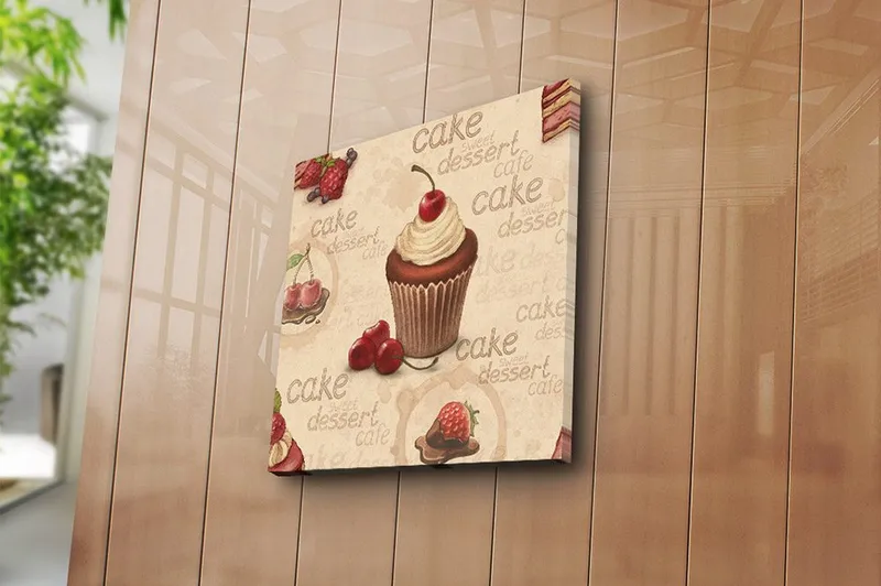 Canvastaulu Monivärinen - 45x45 cm - Sisustustuotteet - Taulu & taide - Canvas-taulu