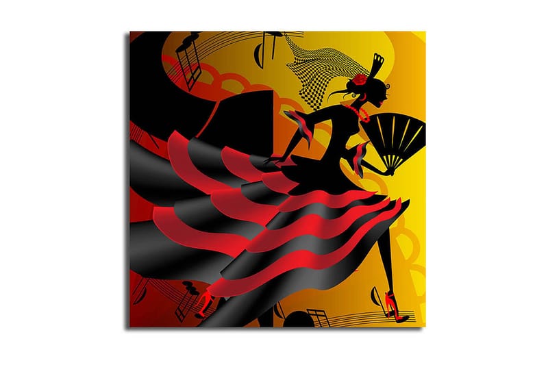 Canvastaulu Monivärinen - 45x45 cm - Sisustustuotteet - Taulu & taide - Canvas-taulu