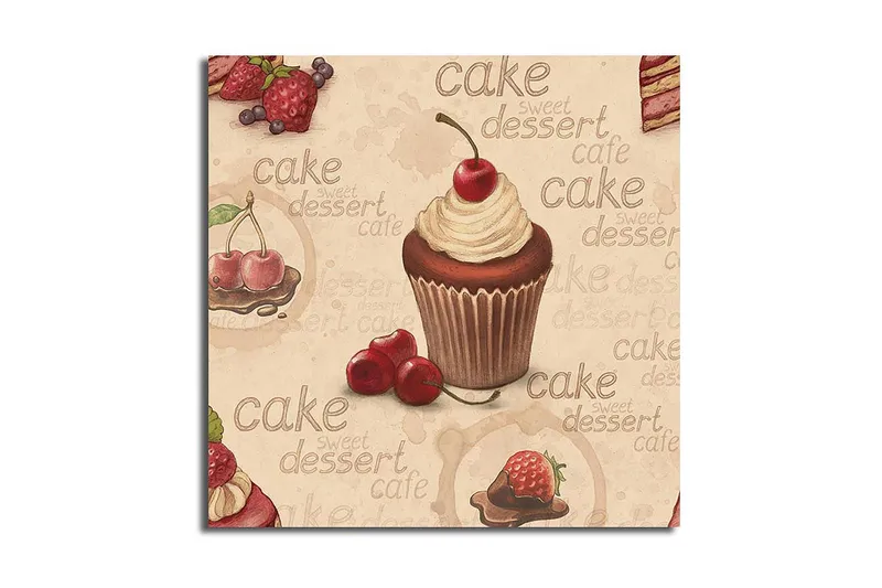 Canvastaulu Monivärinen, 45x45 cm