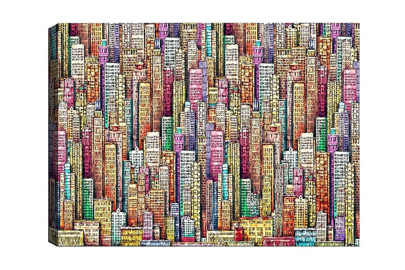 Canvastaulu Monivärinen - 50x70 cm - Sisustustuotteet - Taulu & taide - Canvas-taulu