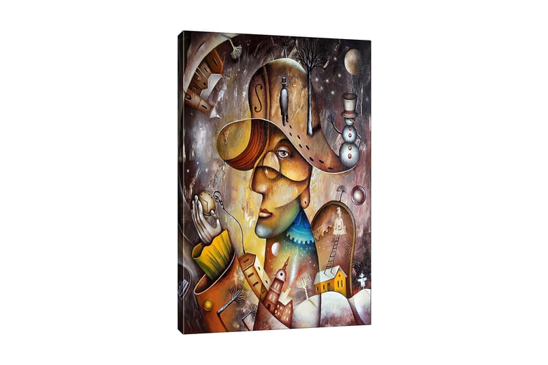 Canvastaulu Monivärinen - 50x70 cm - Sisustustuotteet - Taulu & taide - Canvas-taulu
