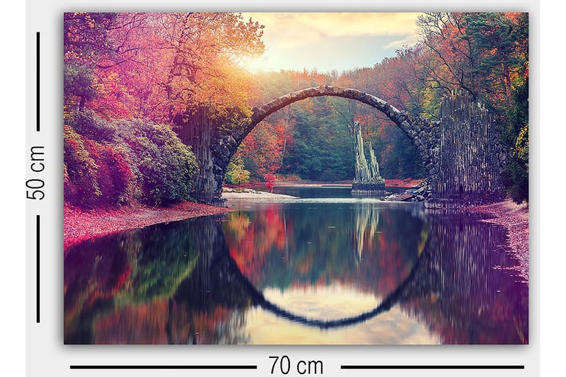 Canvastaulu Monivärinen - 50x70 cm - Sisustustuotteet - Taulu & taide - Canvas-taulu