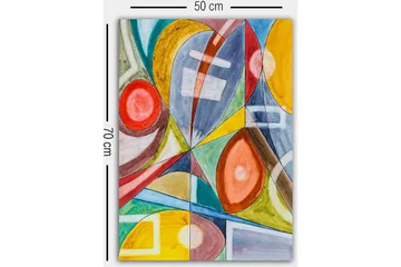 Canvastaulu Monivärinen - 50x70 cm - Sisustustuotteet - Taulu & taide - Canvas-taulu
