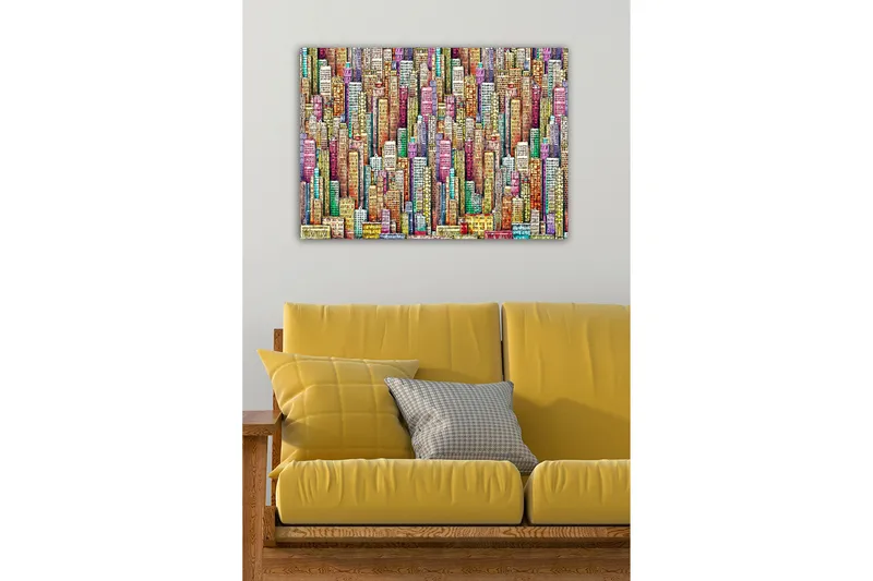 Canvastaulu Monivärinen - 50x70 cm - Sisustustuotteet - Taulu & taide - Canvas-taulu