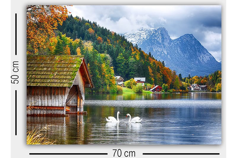 Canvastaulu Monivärinen - 50x70 cm - Sisustustuotteet - Taulu & taide - Canvas-taulu