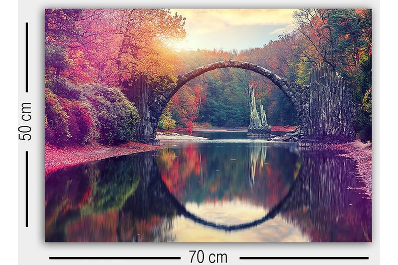 Canvastaulu Monivärinen - 50x70 cm - Sisustustuotteet - Taulu & taide - Canvas-taulu