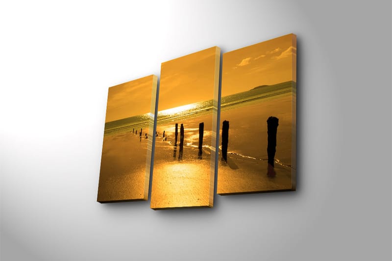 Canvastaulu Music 3-pak Monivärinen - 20x39 cm - Sisustustuotteet - Taulu & taide - Canvas-taulu