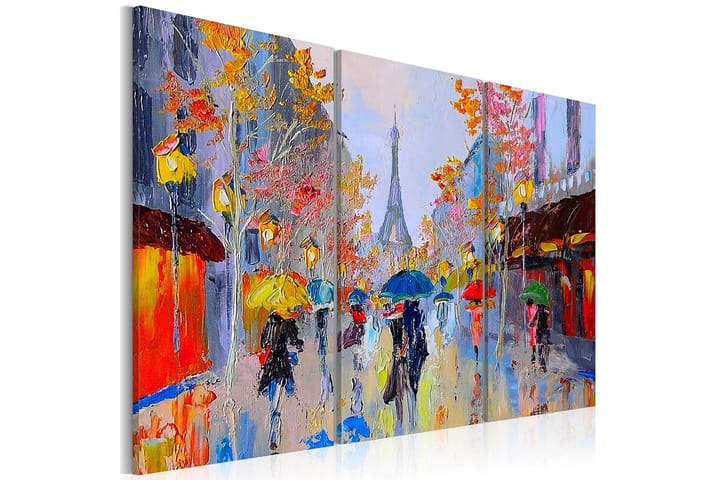 Canvastaulu Rainy Paris - Artgeist sp. z o. o. - Canvas-taulu - Seinäkoristeet