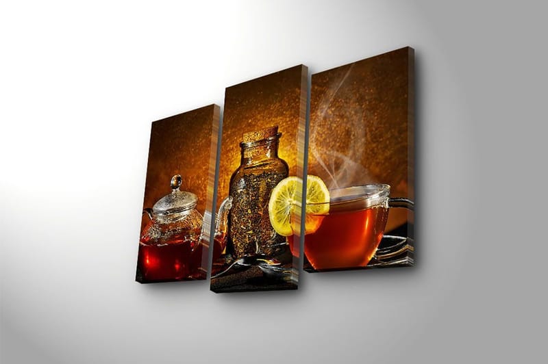 Canvastaulu Scenic 3-pak Monivärinen - 20x39 cm - Sisustustuotteet - Taulu & taide - Canvas-taulu