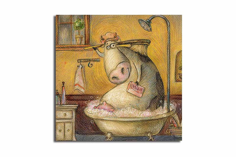 Canvastaulu Scenic Monivärinen, 45x45 cm