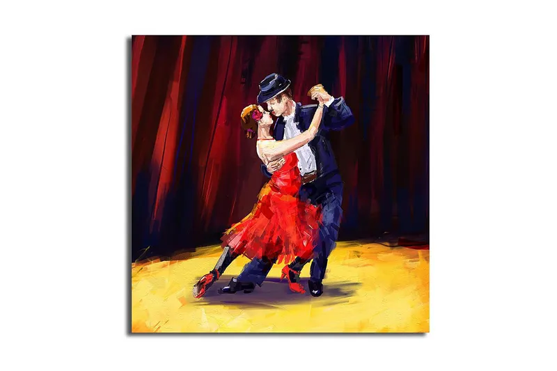 Canvastaulu Scenic Monivärinen, 45x45 cm