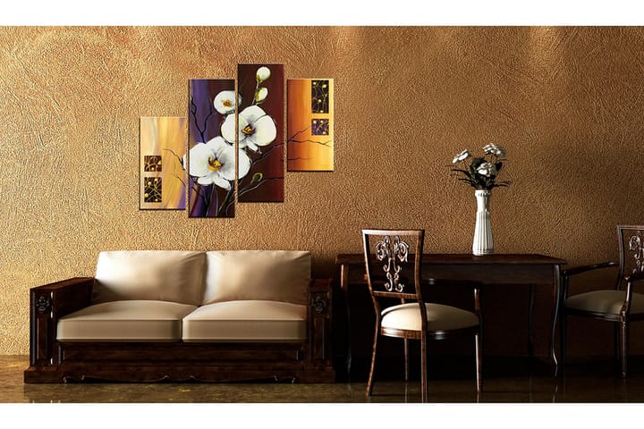Canvastaulu Valkoinen orkidea112x010 cm - Artgeist sp. z o. o. - Seinäkoristeet - Canvas-taulu