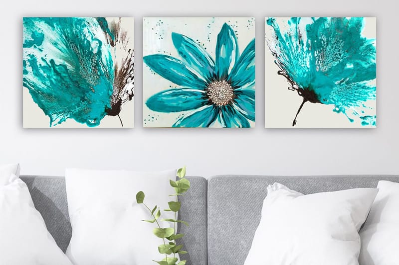 Canvastaulu VP Italy 3-pak Monivärinen, 30x30 cm