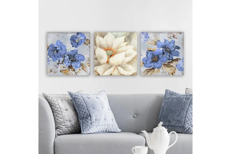 Canvastaulu VP Italy 3-pak Monivärinen, 30x30 cm