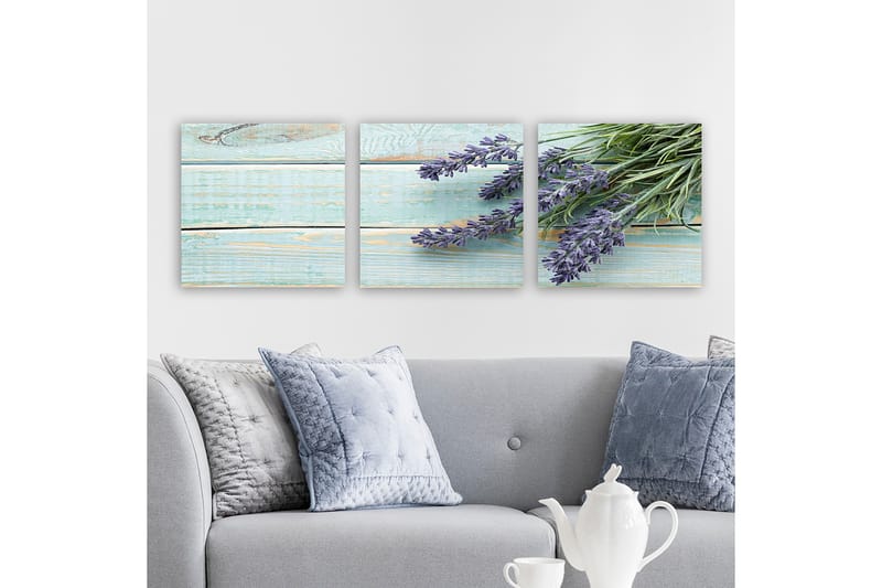 Canvastaulu VP Italy 3-pak Monivärinen - 30x30 cm - Sisustustuotteet - Taulu & taide - Canvas-taulu