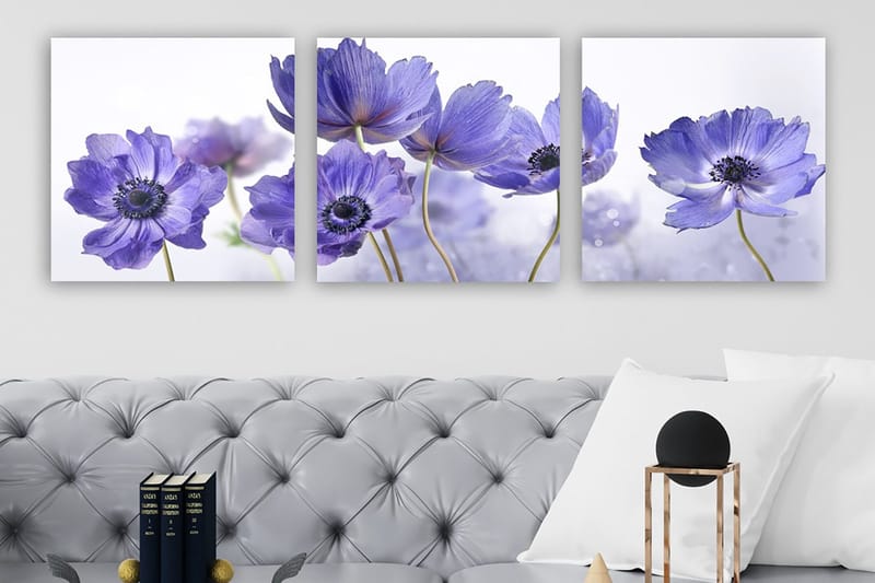 Canvastaulu VP Italy 3-pak Monivärinen - 30x30 cm - Sisustustuotteet - Taulu & taide - Canvas-taulu