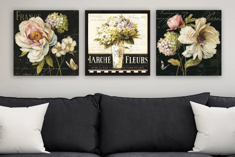 Canvastaulu VP Italy 3-pak Monivärinen, 30x30 cm