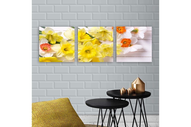 Canvastaulu VP Italy 3-pak Monivärinen, 30x30 cm