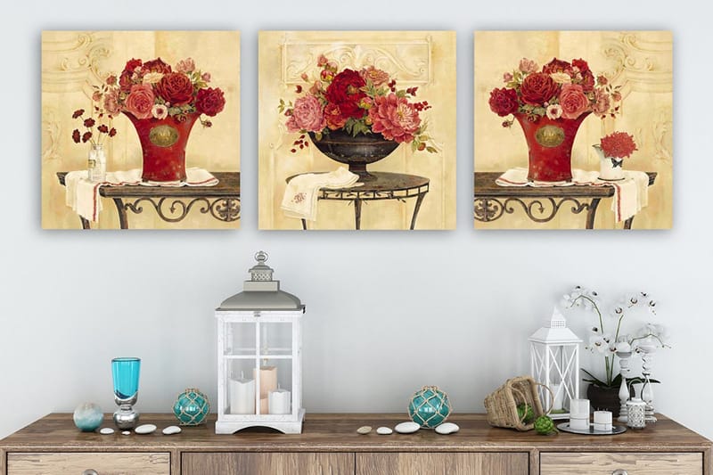 Canvastaulu VP Italy 3-pak Monivärinen, 30x30 cm