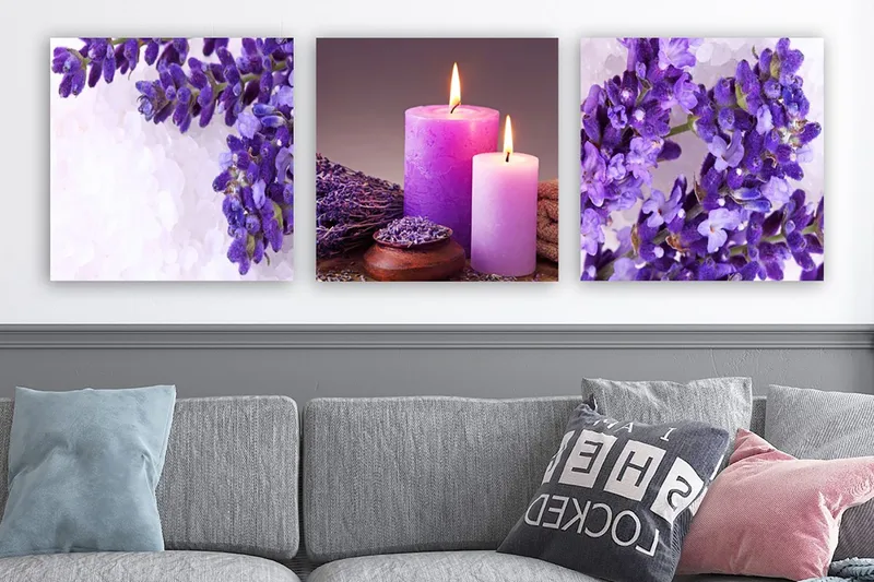 Canvastaulu VP Italy 3-pak Monivärinen, 30x30 cm