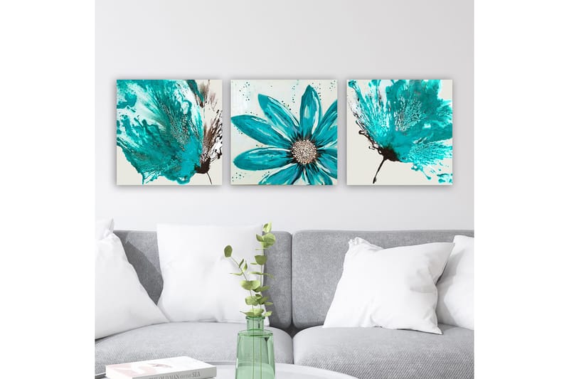 Canvastaulu VP Italy 3-pak Monivärinen - 30x30 cm - Sisustustuotteet - Taulu & taide - Canvas-taulu
