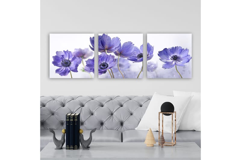 Canvastaulu VP Italy 3-pak Monivärinen - 30x30 cm - Sisustustuotteet - Taulu & taide - Canvas-taulu