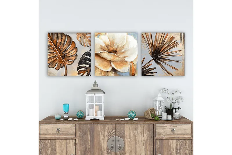 Canvastaulu VP Italy 3-pak Monivärinen, 30x30 cm