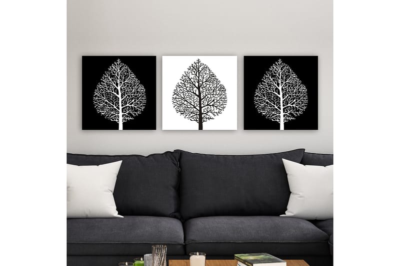 Canvastaulu VP Italy 3-pak Monivärinen - 30x30 cm - Sisustustuotteet - Taulu & taide - Canvas-taulu