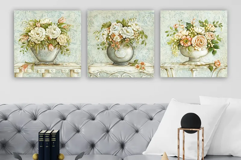 Canvastaulu VP Italy 3-pak Monivärinen, 30x30 cm