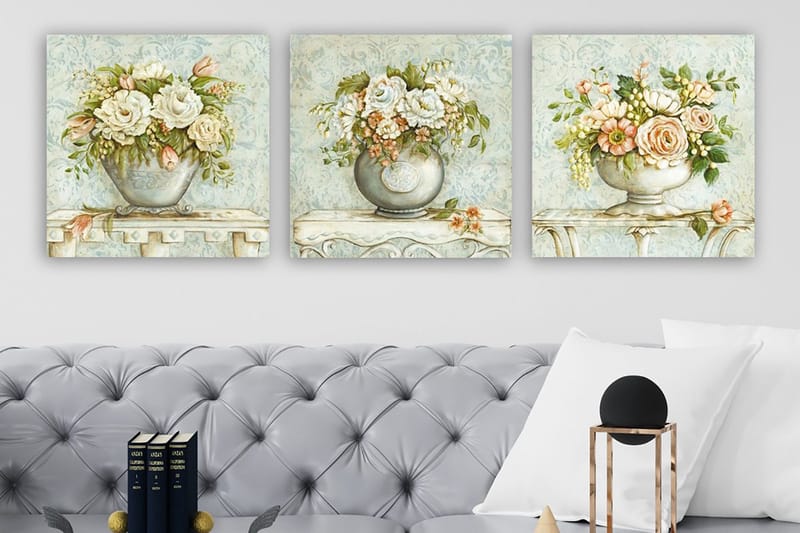 Canvastaulu VP Italy 3-pak Monivärinen, 30x30 cm