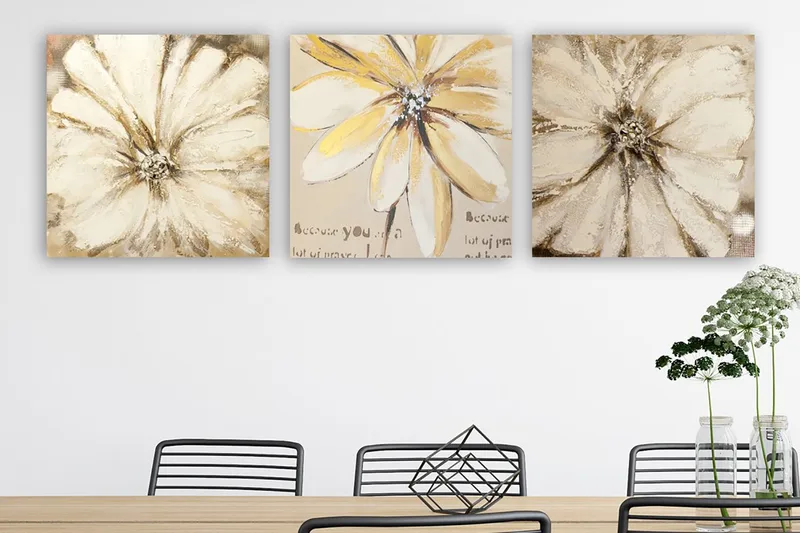 Canvastaulu VP Italy 3-pak Monivärinen, 30x30 cm