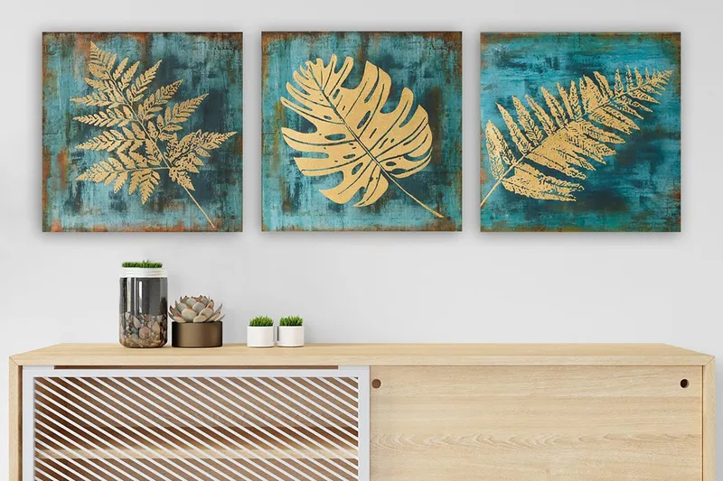 Canvastaulu VP Italy 3-pak Monivärinen, 30x30 cm