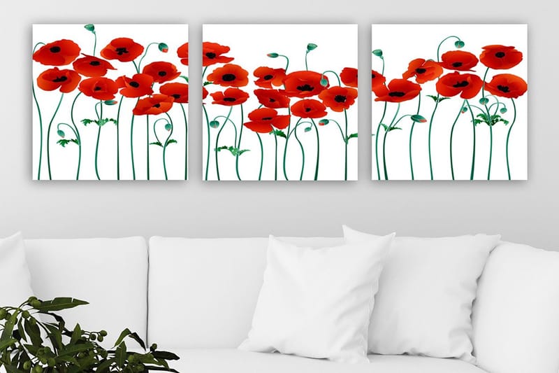 Canvastaulu VP Italy 3-pak Monivärinen, 30x30 cm