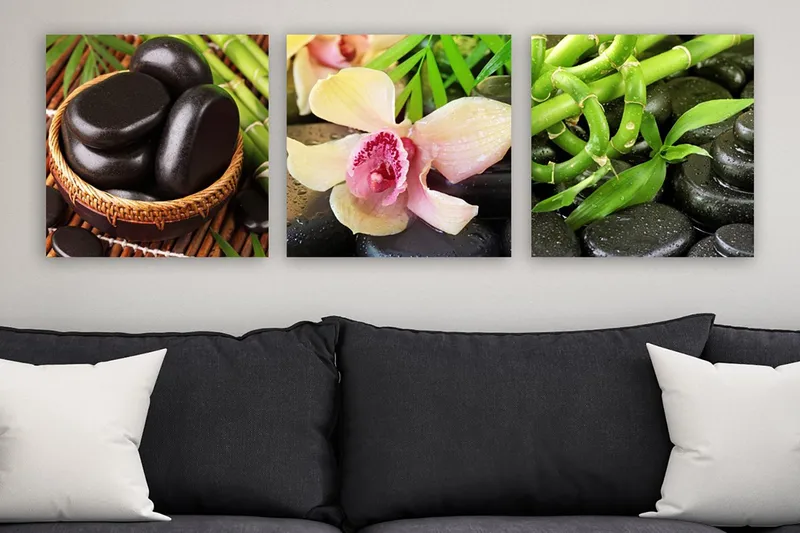 Canvastaulu VP Italy 3-pak Monivärinen, 30x30 cm