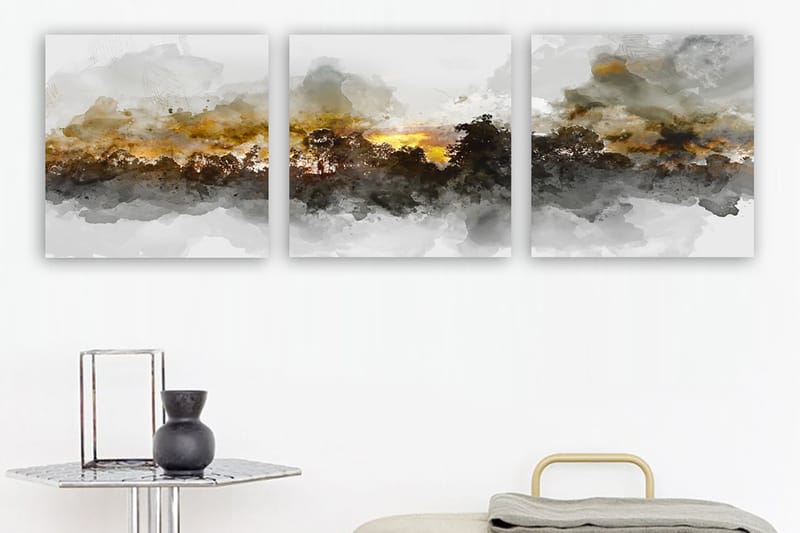 Canvastaulu VP Spain 3-pak Monivärinen - 30x30 cm - Sisustustuotteet - Taulu & taide - Canvas-taulu