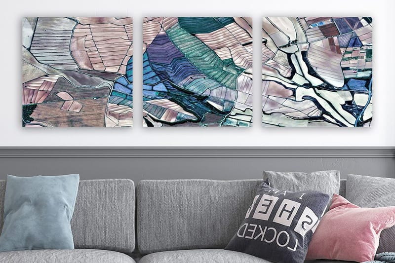 Canvastaulu VP Spain 3-pak Monivärinen, 30x30 cm