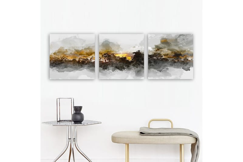 Canvastaulu VP Spain 3-pak Monivärinen - 30x30 cm - Sisustustuotteet - Taulu & taide - Canvas-taulu