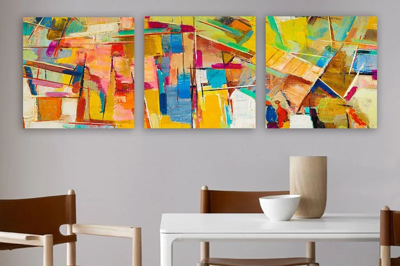 Canvastaulu VP Spain 3-pak Monivärinen, 30x30 cm