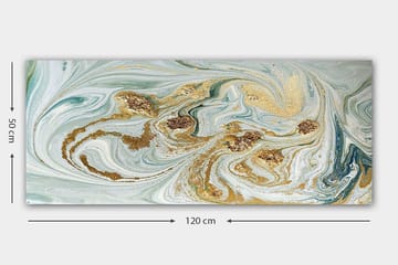 Canvastaulu YTY Abstract & Fractals Monivärinen - 120x50 cm - Sisustustuotteet - Taulu & taide - Canvas-taulu