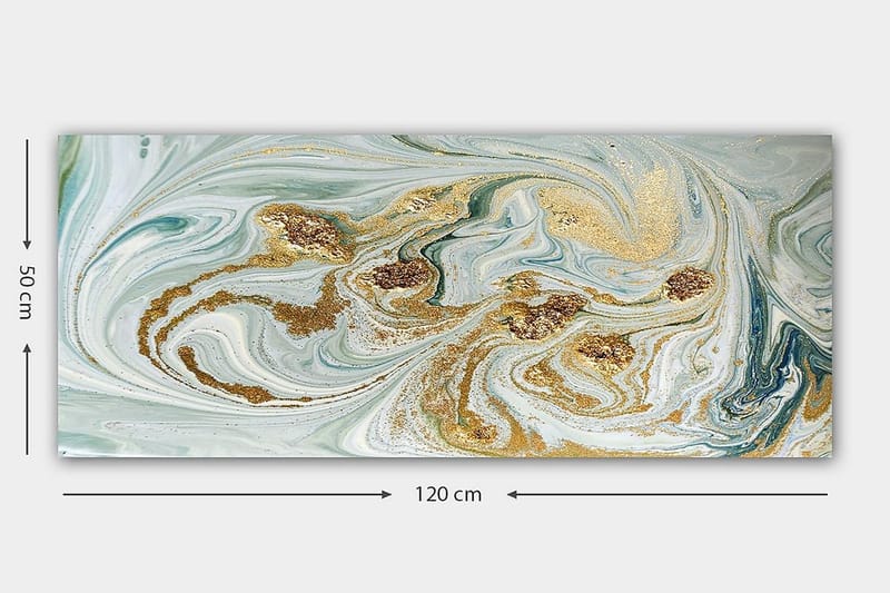 Canvastaulu YTY Abstract & Fractals Monivärinen - 120x50 cm - Sisustustuotteet - Taulu & taide - Canvas-taulu