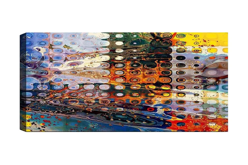 Canvastaulu YTY Abstract & Fractals Monivärinen, 120x50 cm