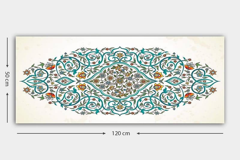 Canvastaulu YTY Abstract & Fractals Monivärinen - 120x50 cm - Sisustustuotteet - Taulu & taide - Canvas-taulu