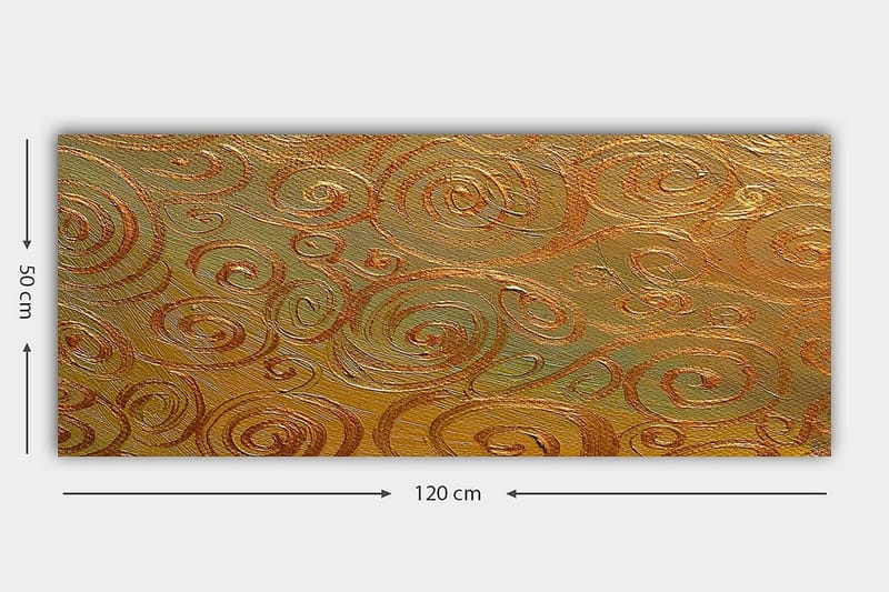 Canvastaulu YTY Abstract & Fractals Monivärinen - 120x50 cm - Sisustustuotteet - Taulu & taide - Canvas-taulu