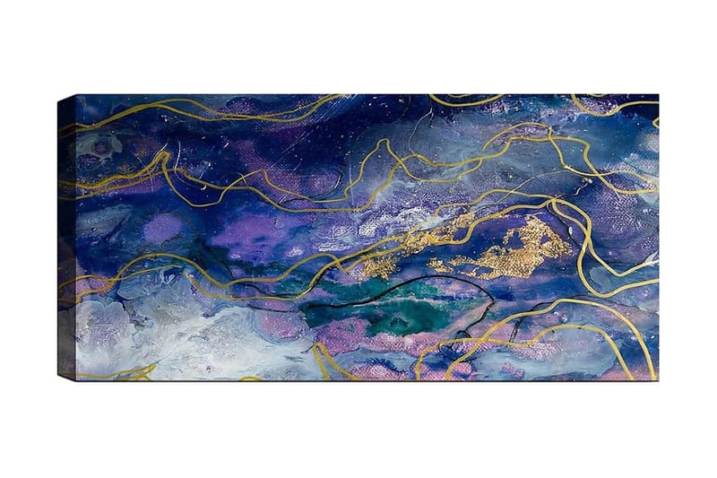 Canvastaulu YTY Abstract & Fractals Monivärinen - 120x50 cm - Sisustustuotteet - Taulu & taide - Canvas-taulu