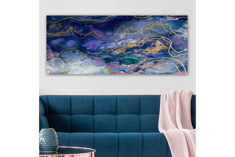 Canvastaulu YTY Abstract & Fractals Monivärinen - 120x50 cm - Sisustustuotteet - Taulu & taide - Canvas-taulu
